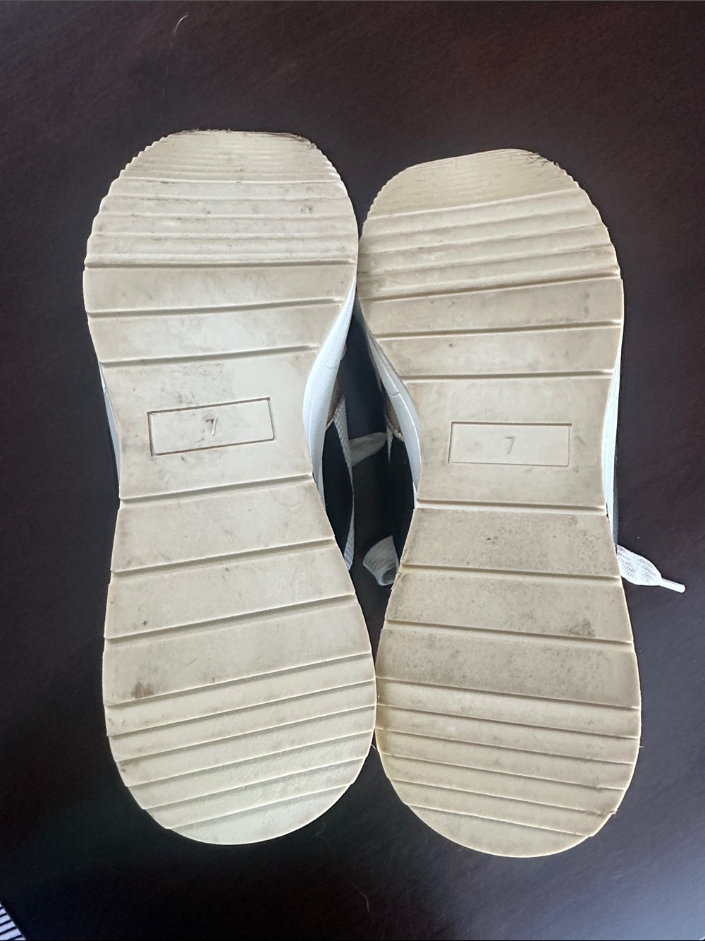 J/Slides Urban Sport Women's Bebe Fashion Wedge Sneaker Cream/Black/Gold Size 7 - Picture 8 of 9